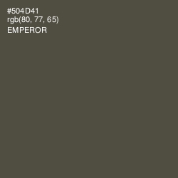 #504D41 - Emperor Color Image