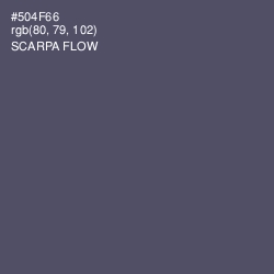 #504F66 - Scarpa Flow Color Image