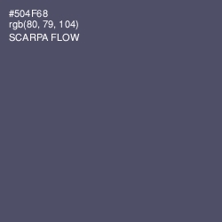 #504F68 - Scarpa Flow Color Image