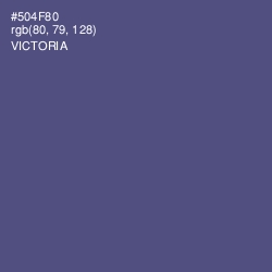 #504F80 - Victoria Color Image