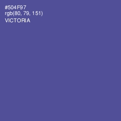 #504F97 - Victoria Color Image