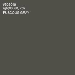 #505049 - Fuscous Gray Color Image