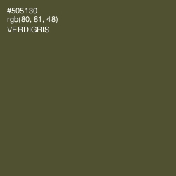 #505130 - Verdigris Color Image