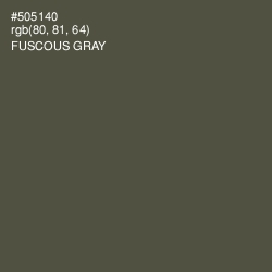 #505140 - Fuscous Gray Color Image