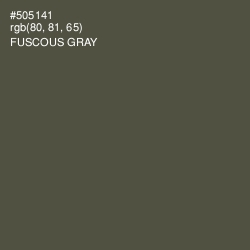 #505141 - Fuscous Gray Color Image