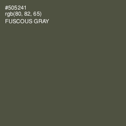 #505241 - Fuscous Gray Color Image