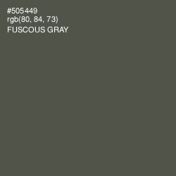 #505449 - Fuscous Gray Color Image