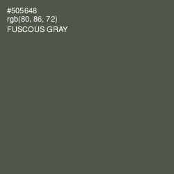 #505648 - Fuscous Gray Color Image