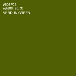#505F03 - Verdun Green Color Image