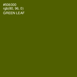 #506000 - Green Leaf Color Image