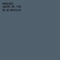 #50606D - Blue Bayoux Color Image