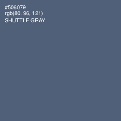 #506079 - Shuttle Gray Color Image