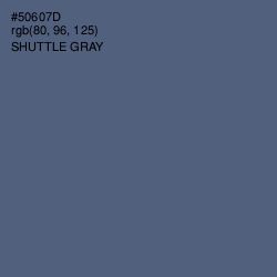 #50607D - Shuttle Gray Color Image