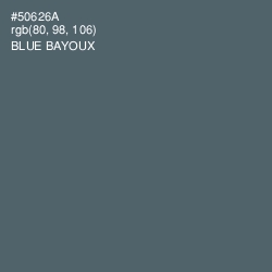 #50626A - Blue Bayoux Color Image