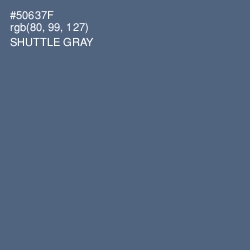 #50637F - Shuttle Gray Color Image