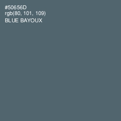 #50656D - Blue Bayoux Color Image