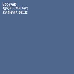 #50678E - Kashmir Blue Color Image