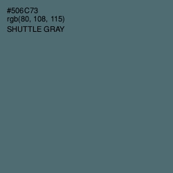 #506C73 - Shuttle Gray Color Image