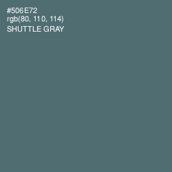 #506E72 - Shuttle Gray Color Image
