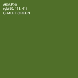 #506F29 - Chalet Green Color Image