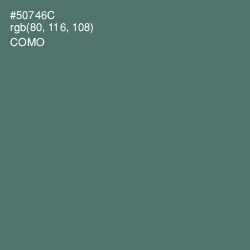 #50746C - Como Color Image