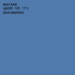 #507AAB - San Marino Color Image