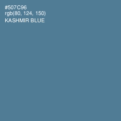 #507C96 - Kashmir Blue Color Image