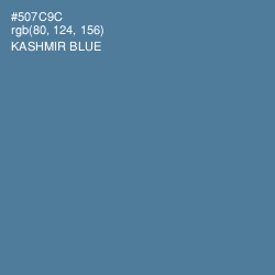 #507C9C - Kashmir Blue Color Image