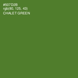 #507D2B - Chalet Green Color Image