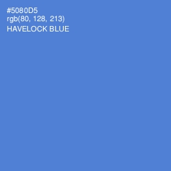 #5080D5 - Havelock Blue Color Image