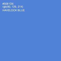 #5081D6 - Havelock Blue Color Image