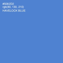 #5082D2 - Havelock Blue Color Image