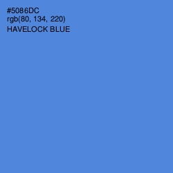#5086DC - Havelock Blue Color Image