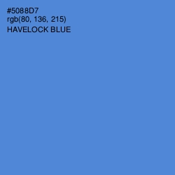 #5088D7 - Havelock Blue Color Image