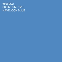 #5089C2 - Havelock Blue Color Image