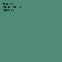 #508A79 - Viridian Color Image