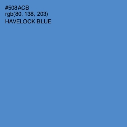 #508ACB - Havelock Blue Color Image