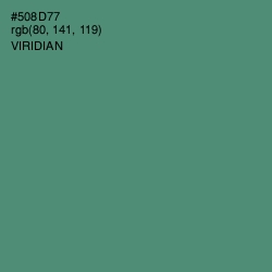 #508D77 - Viridian Color Image