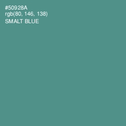 #50928A - Smalt Blue Color Image