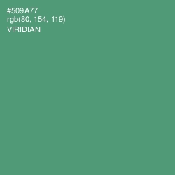 #509A77 - Viridian Color Image