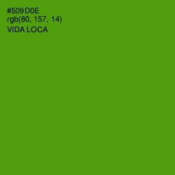 #509D0E - Vida Loca Color Image