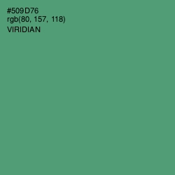 #509D76 - Viridian Color Image
