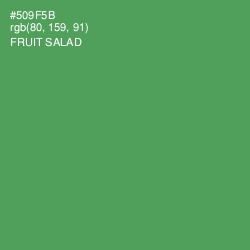 #509F5B - Fruit Salad Color Image