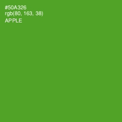 #50A326 - Apple Color Image