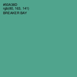#50A38D - Breaker Bay Color Image