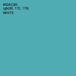 #50ACB3 - Fountain Blue Color Image