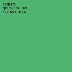 #50B370 - Ocean Green Color Image