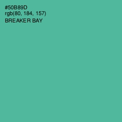 #50B89D - Breaker Bay Color Image