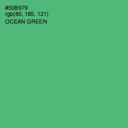 #50B979 - Ocean Green Color Image