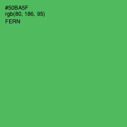 #50BA5F - Fern Color Image